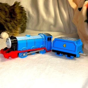 THOMAS AND & FRIENDS TRACKMASTER MOTORIZED SNOWY GORDON & TENDER WORKS